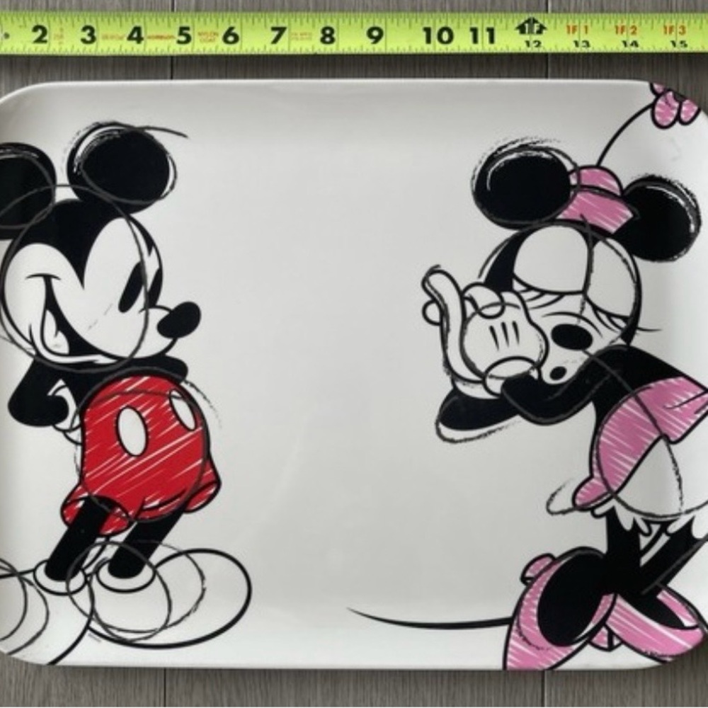 Mickey and Minnie Mouse Cartoon Tray